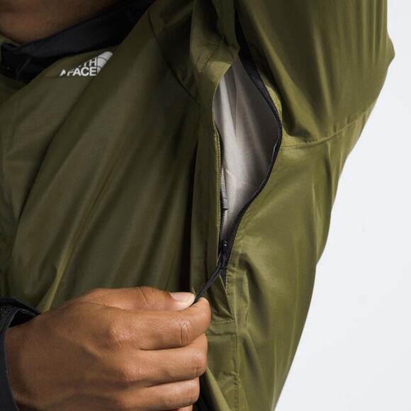 The North Face Alta Vista Rain Jacket Size 2XL Mens Forest Olive Tnf Black - Picture 7 of 16